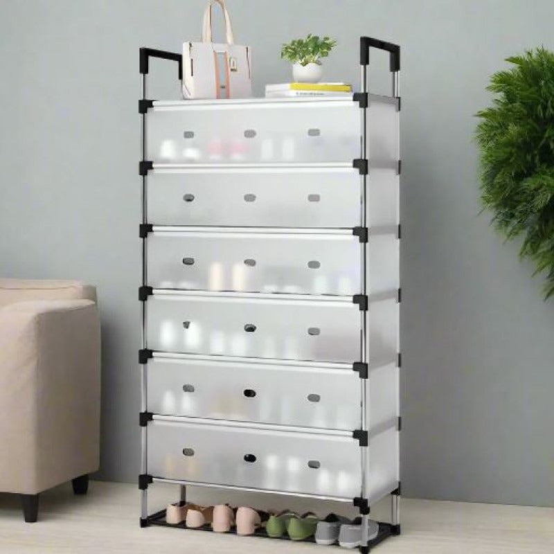 Multilayer Dustproof Shoes Rack Spacious & Durable Organizer view 5 - Nexusmart Pakistan