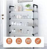 Multilayer Dustproof Shoes Rack Spacious & Durable Organizer view 3 - Nexusmart Pakistan