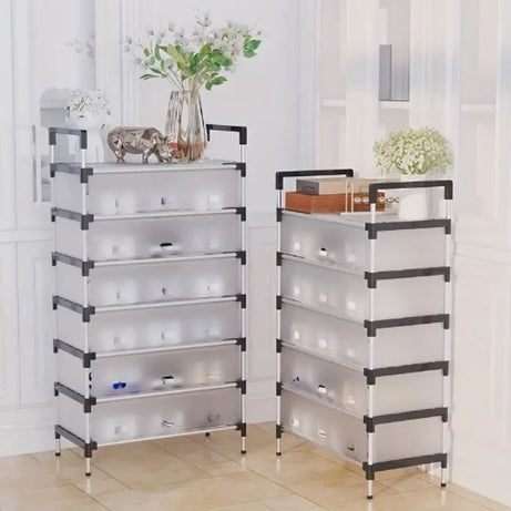 Multilayer Dustproof Shoes Rack Spacious & Durable Organizer product image - Nexusmart Pakistan