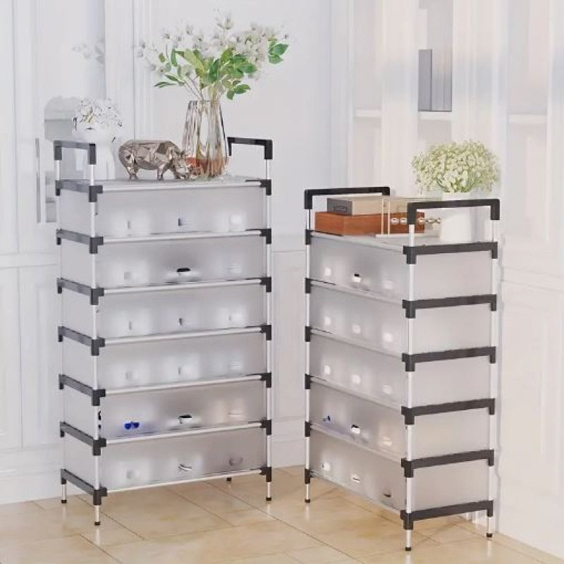Multilayer Dustproof Shoes Rack Spacious & Durable Organizer product image - Nexusmart Pakistan