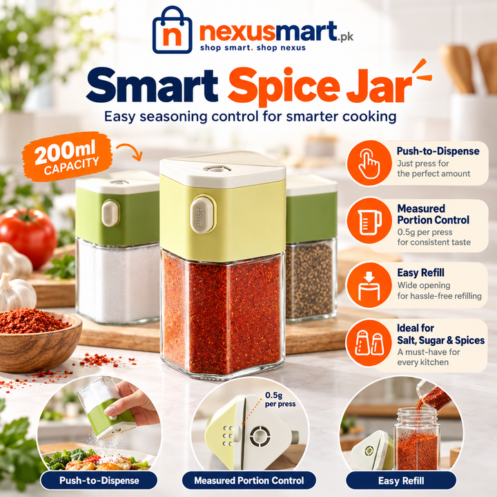 Spice Jar – Kitchen Seasoning Storage Container