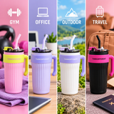 860ml Vacuum Insulated Tumbler – Large Reusable Drink Cup