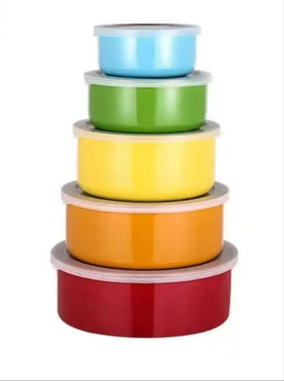 5-Piece Colorful Bowl Set – Multi-Purpose Serving Bowls