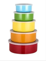 5-Piece Colorful Bowl Set – Multi-Purpose Serving Bowls