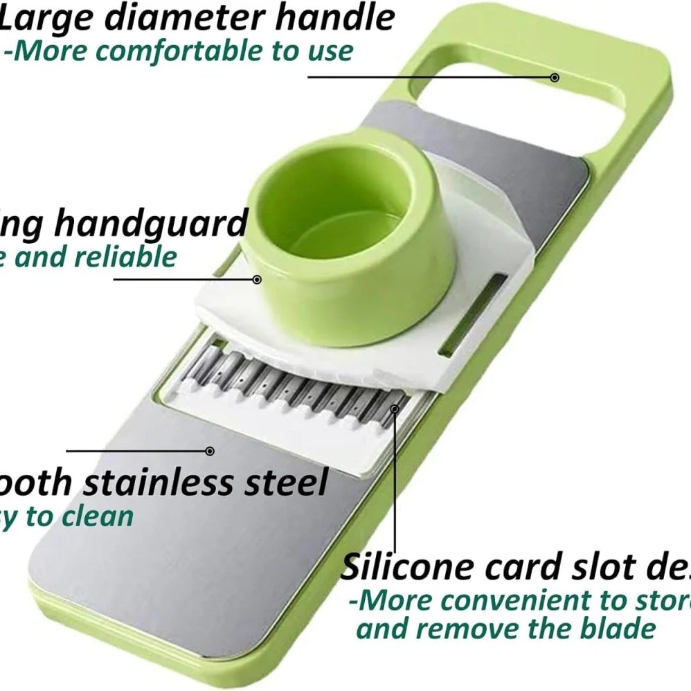 5-in-1 Stainless Steel Vegetable Slicer Cutter view 6 - Nexusmart Pakistan