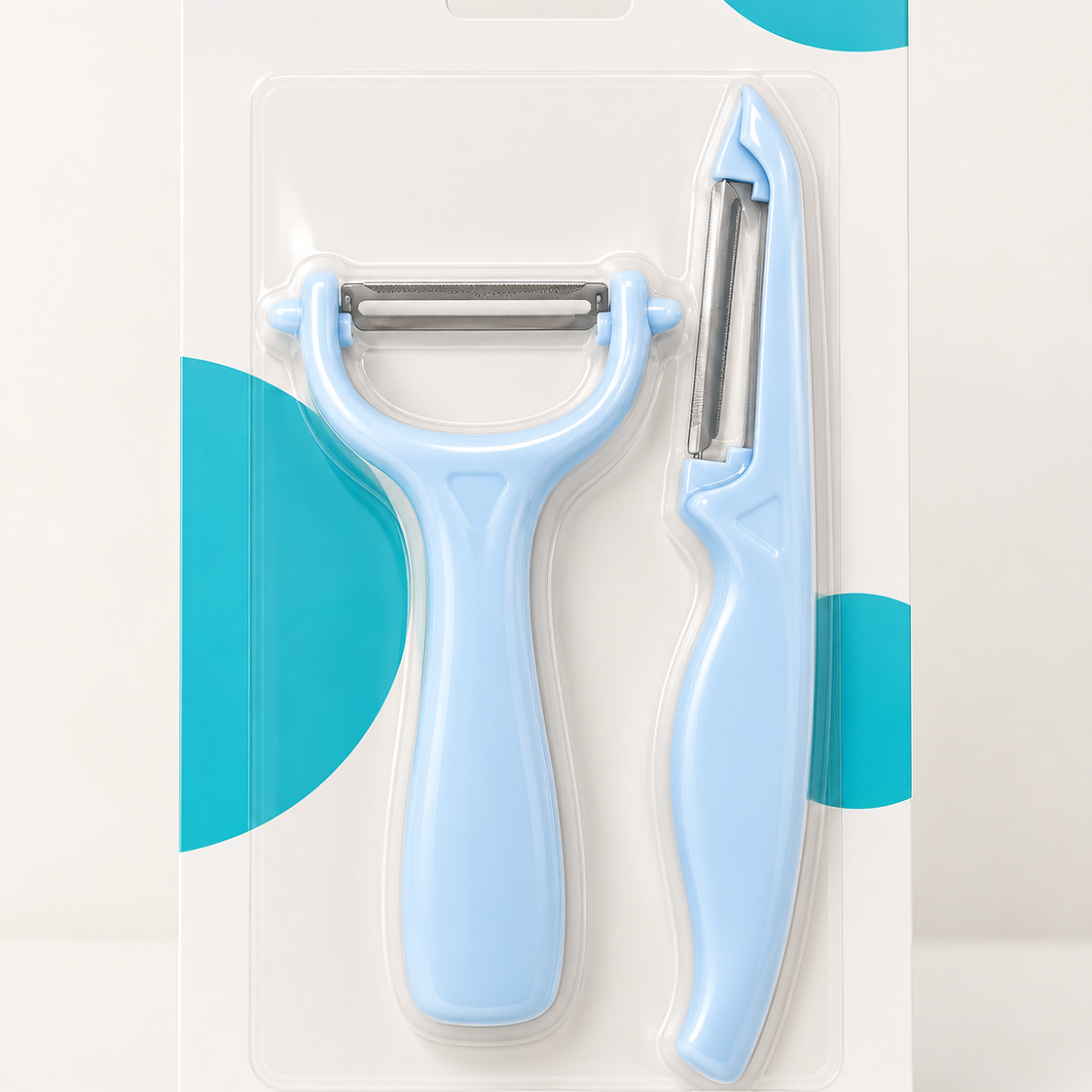 2-Piece Stainless Steel Vegetable Peeler Set – Kitchen Peeling Tools