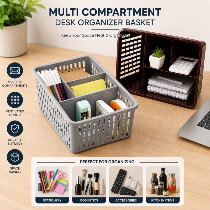 Mini Organizer Basket – Multipurpose Small Storage Basket