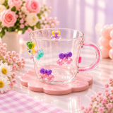 Cherry Glass Cup for Drinks & Everyday Use