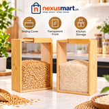 Bamboo Food-Grade Storage Box for Kitchen & Food Storage