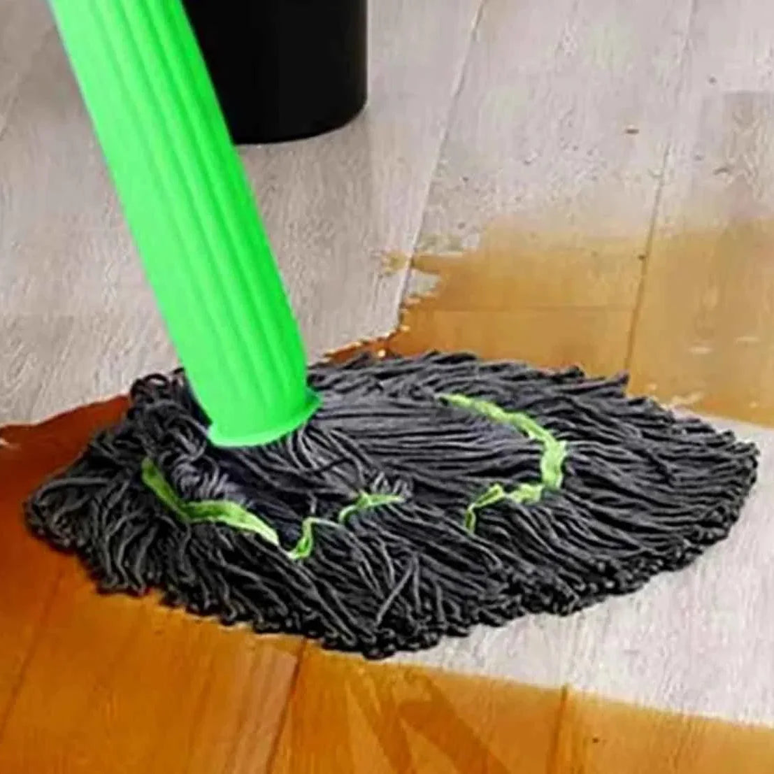 Twister Microfiber Floor Mop - 2 in 1 Cleaning Tool with Adjustable Long Handle for Home and Kitchen