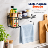 Wall-Mounted Shower Caddy – Bathroom Storage Organizer