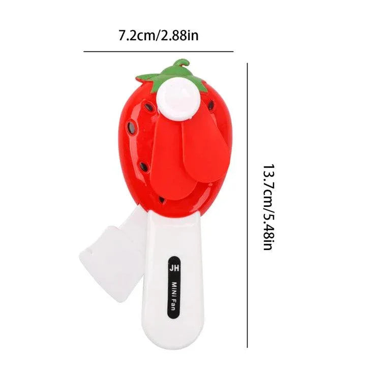 Fruit-Shaped Handheld Fan for Cool Refreshing Breeze