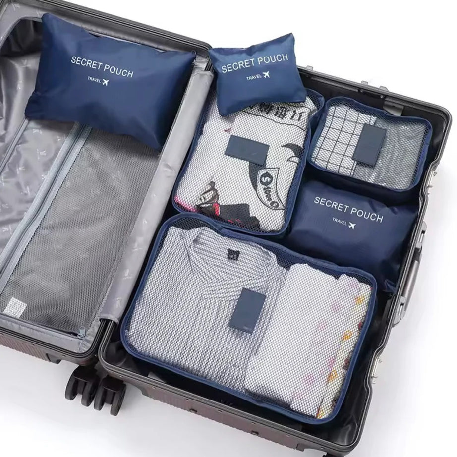 6 Pcs Travel Packing Organizer Home Organization product image - Nexusmart Pakistan
