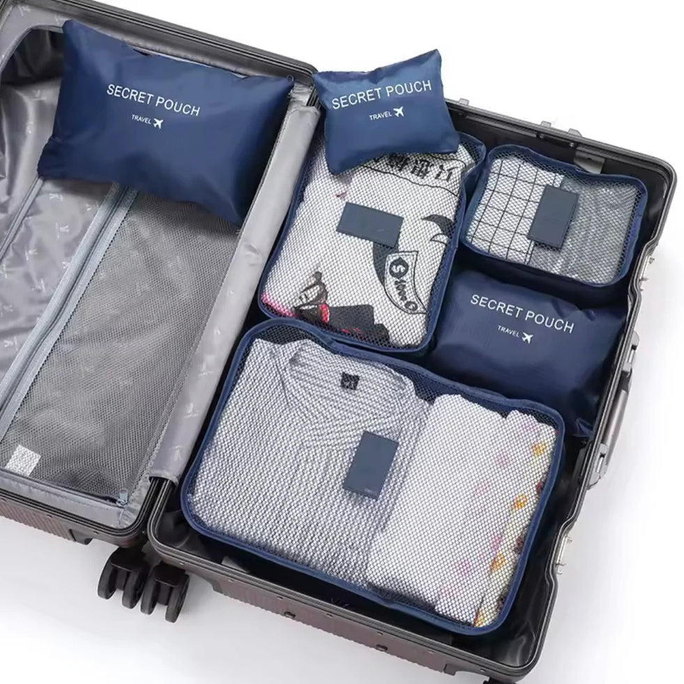 6 Pcs Travel Packing Organizer Home Organization product image - Nexusmart Pakistan