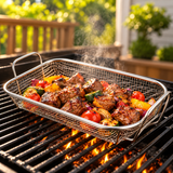 Grill Basket for Vegetables – Reusable BBQ & Cooking Basket