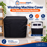 Waterproof Washing Machine Cover for Double Washing Machines
