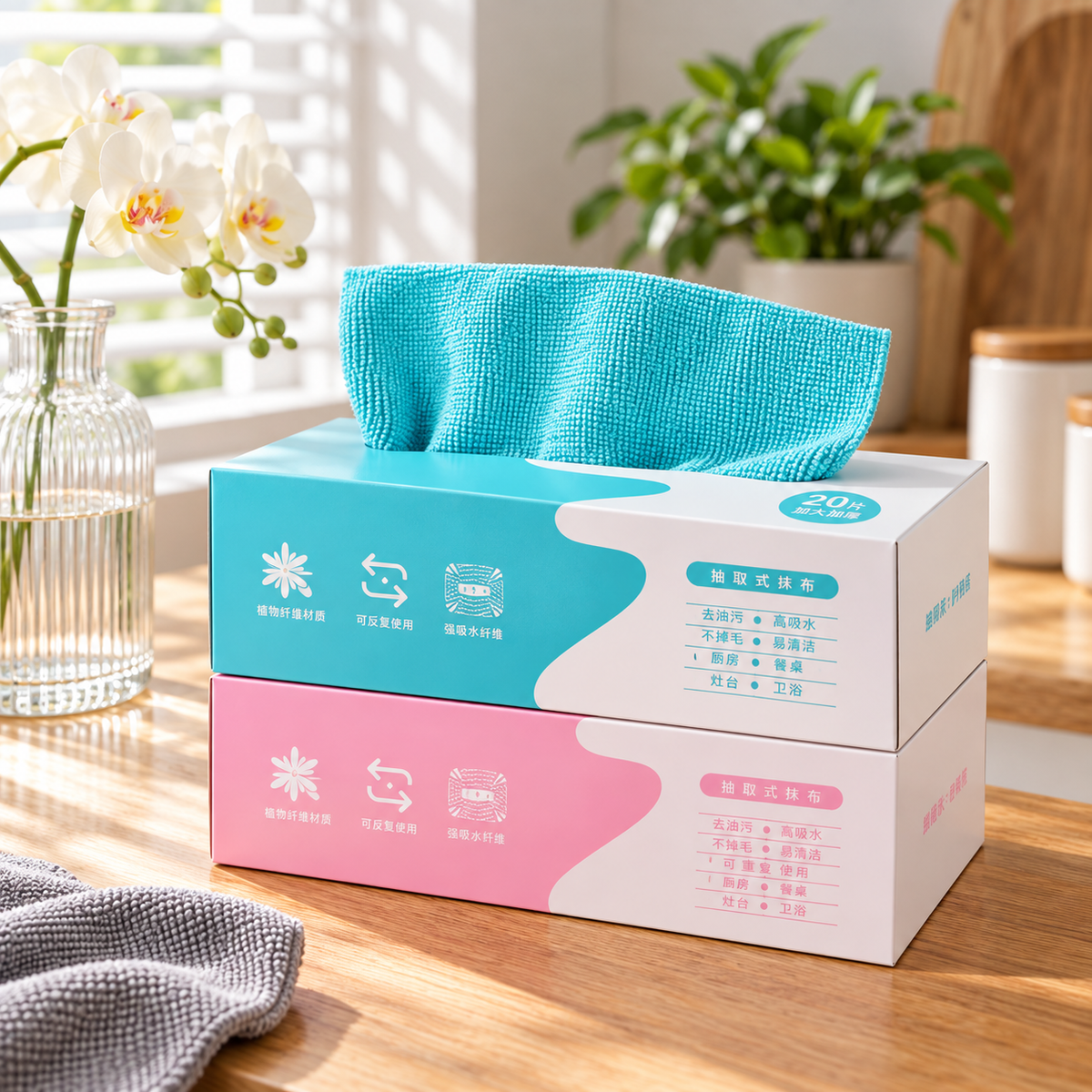 20 Pcs Disposable Towels for Travel & Everyday Use