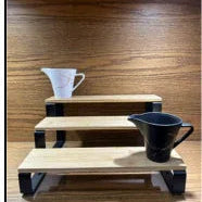 3-Tier Wooden Display Stand for Kitchen & Serving