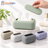 Silicone Suction Tissue Box Holder – Wall-Mounted Tissue Organizer