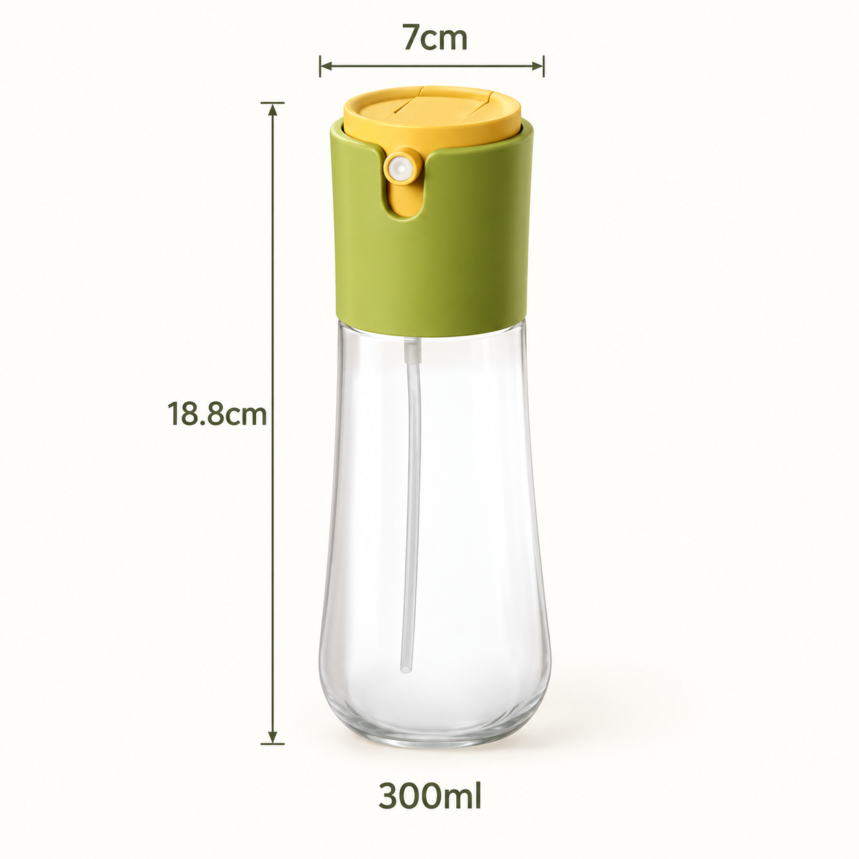 2-in-1 Oil Spray Bottle – Kitchen Cooking Oil Sprayer & Dispenser