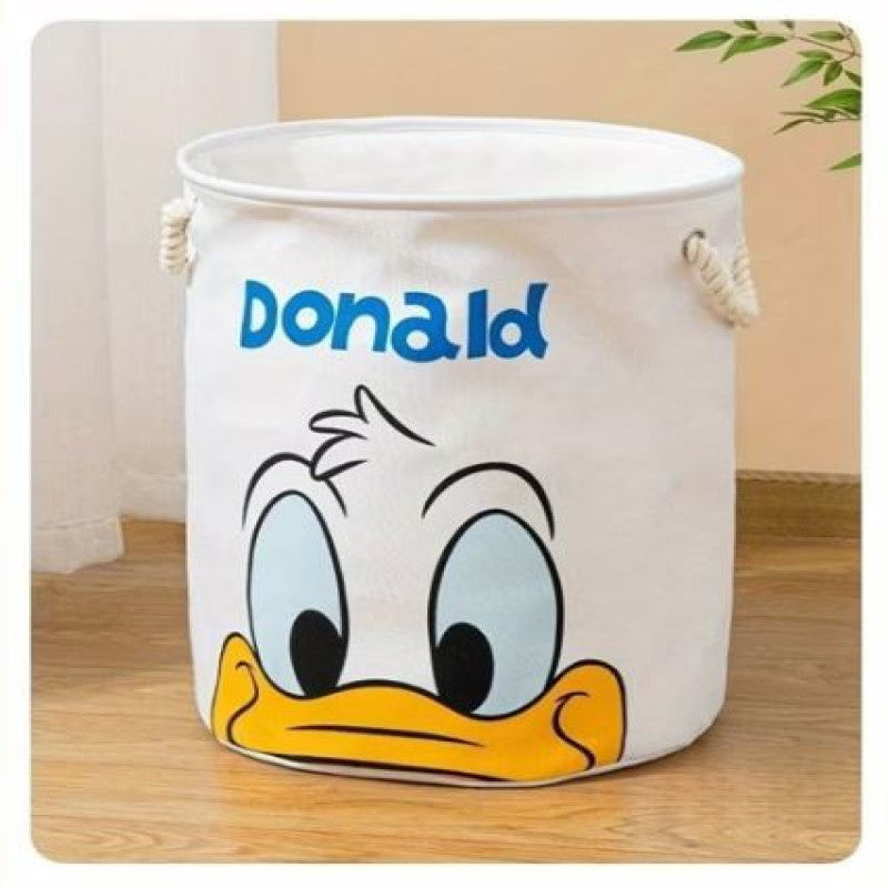 Disney Donald Duck Strawberry Bear Multi-Pattern Foldable Laundry Basket