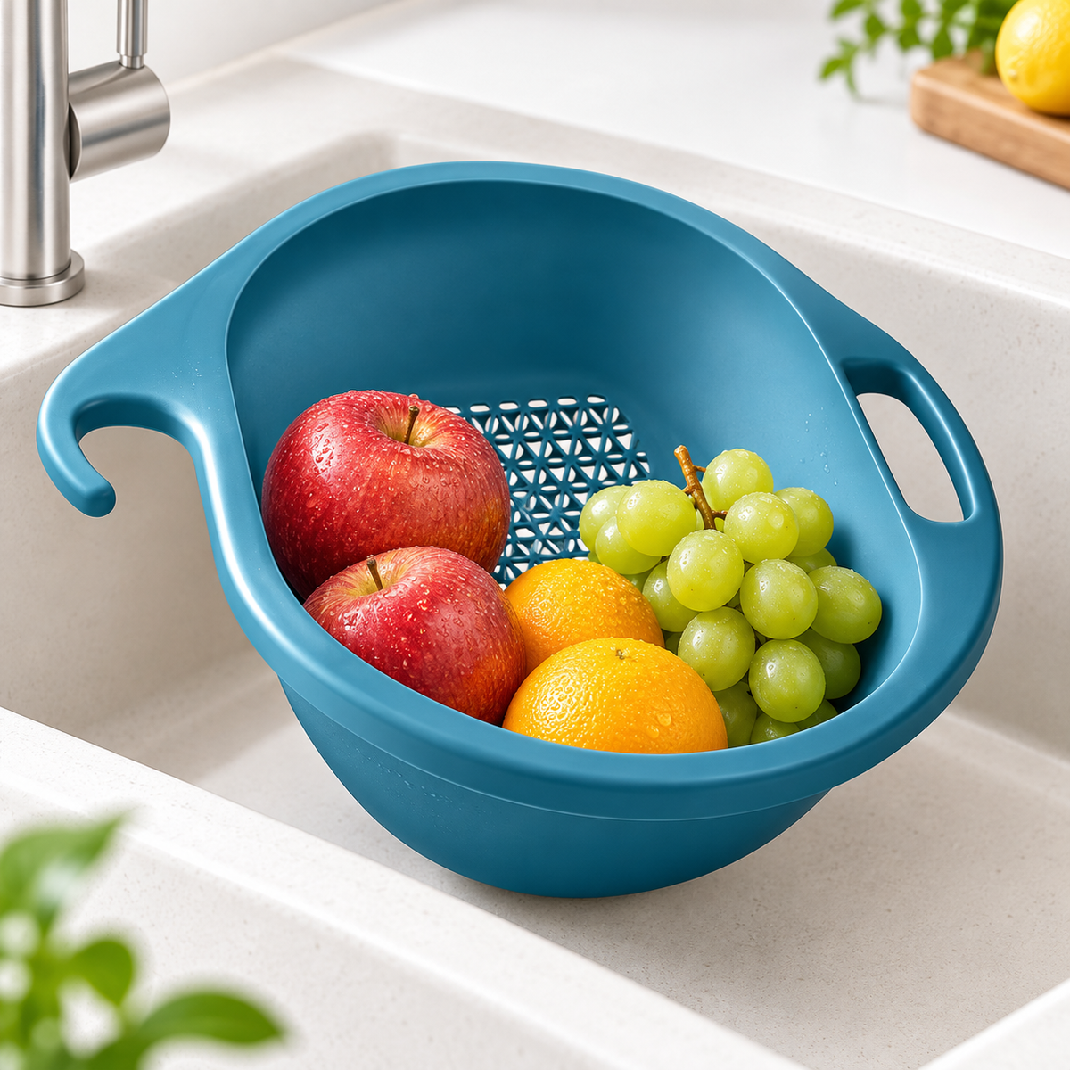 Large Multipurpose Sink Drainage Hanging Basket – Kitchen Sink Organizer