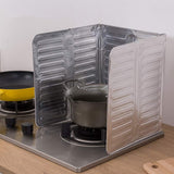 Foldable Aluminium 2-Sided Stove Sheet – Kitchen Oil Splash Guard