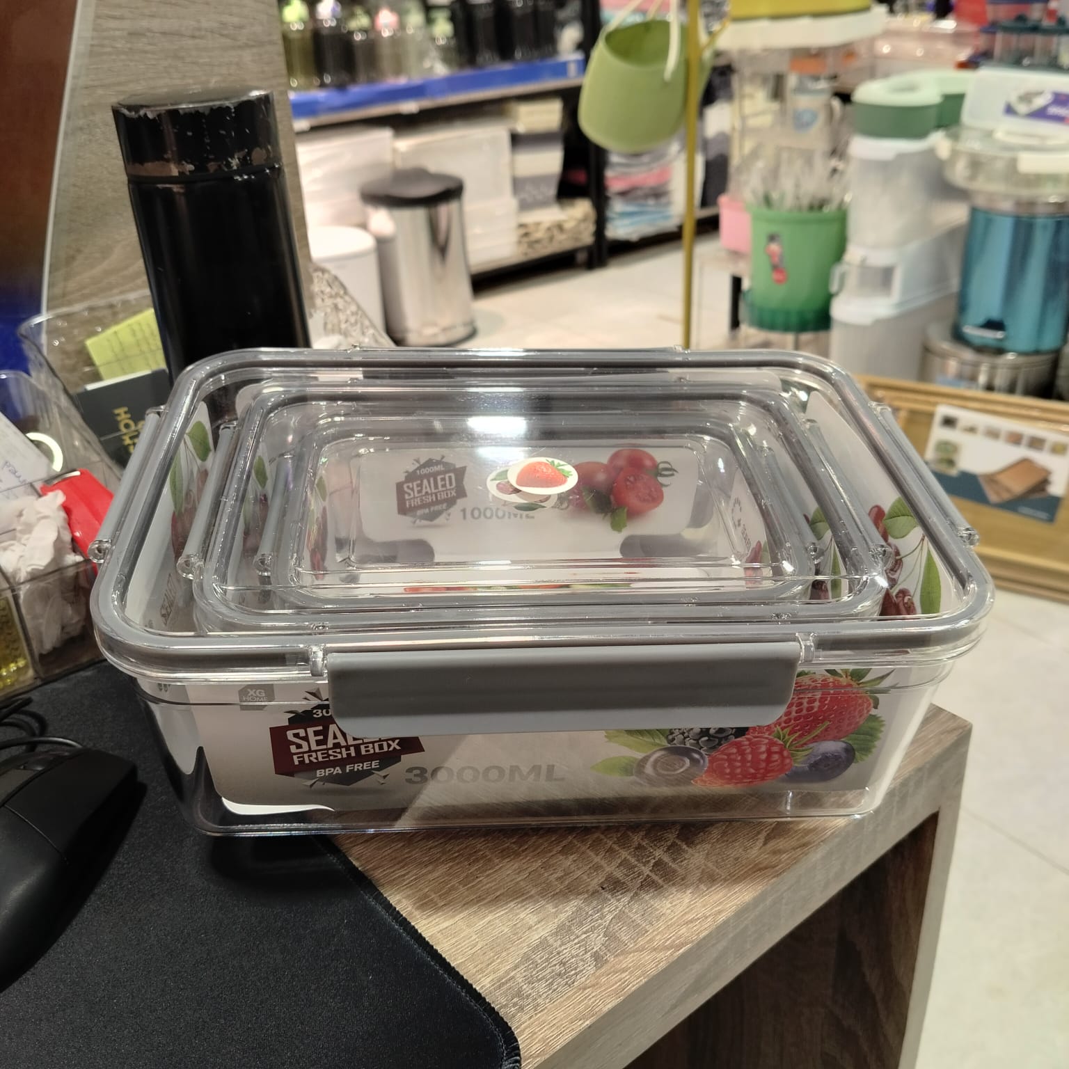 Heavy Duty Acrylic Fridge Storage Boxes – 3-Piece Organizer Set