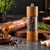 Wooden Pepper Grinder – Kitchen Spice & Pepper Mill