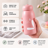 320ml Glass Insulated Water Bottle – Compact Reusable Drinking Bottle