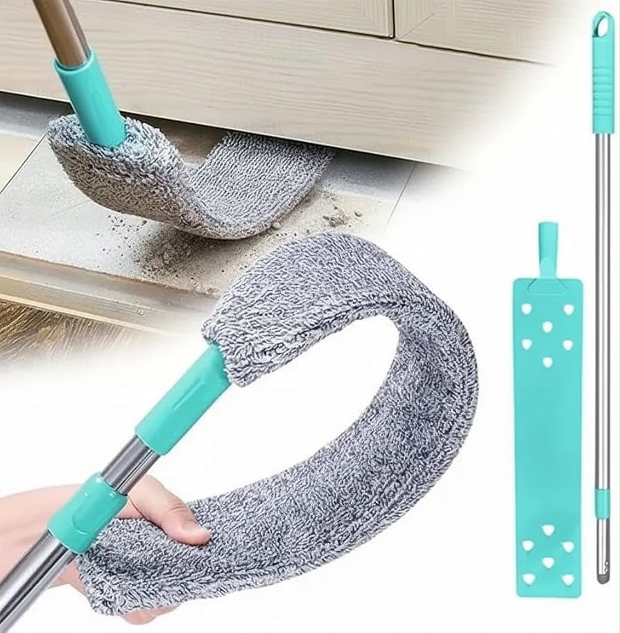 Microfibre Long Handle Flexible Gap Duster – Hard-to-Reach Cleaning Tool