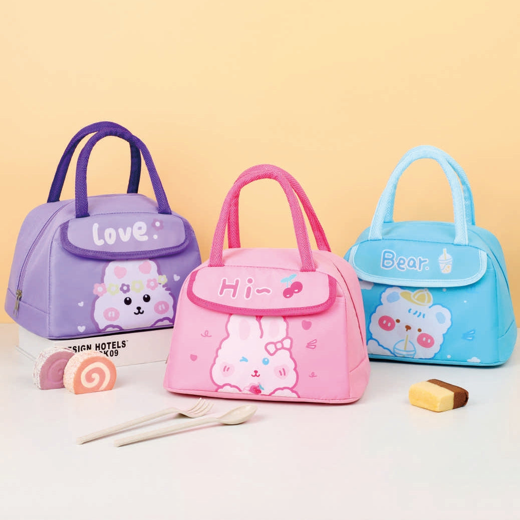 Kawaii Cartoon Thermal Bag Multiple Designs Nexusmart product image - Nexusmart Pakistan