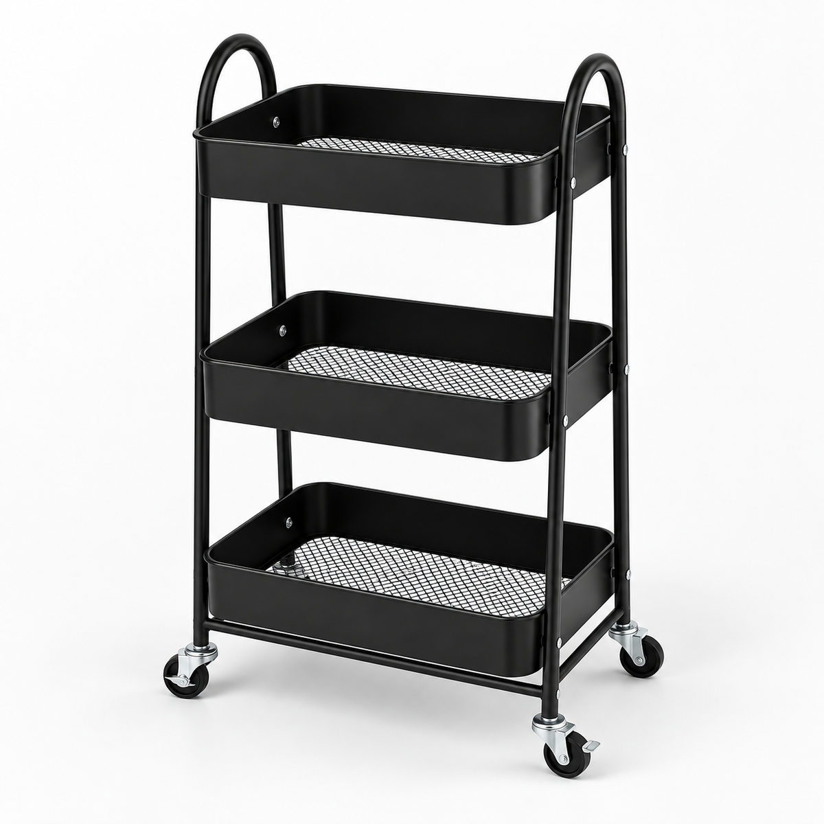 3L Metal Utility Trolley – Multi-Purpose Storage Organizer