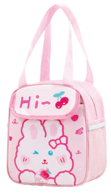 Cute Rabbit & Bear Cartoon Lunch Bag Nexusmart view 2 - Nexusmart Pakistan