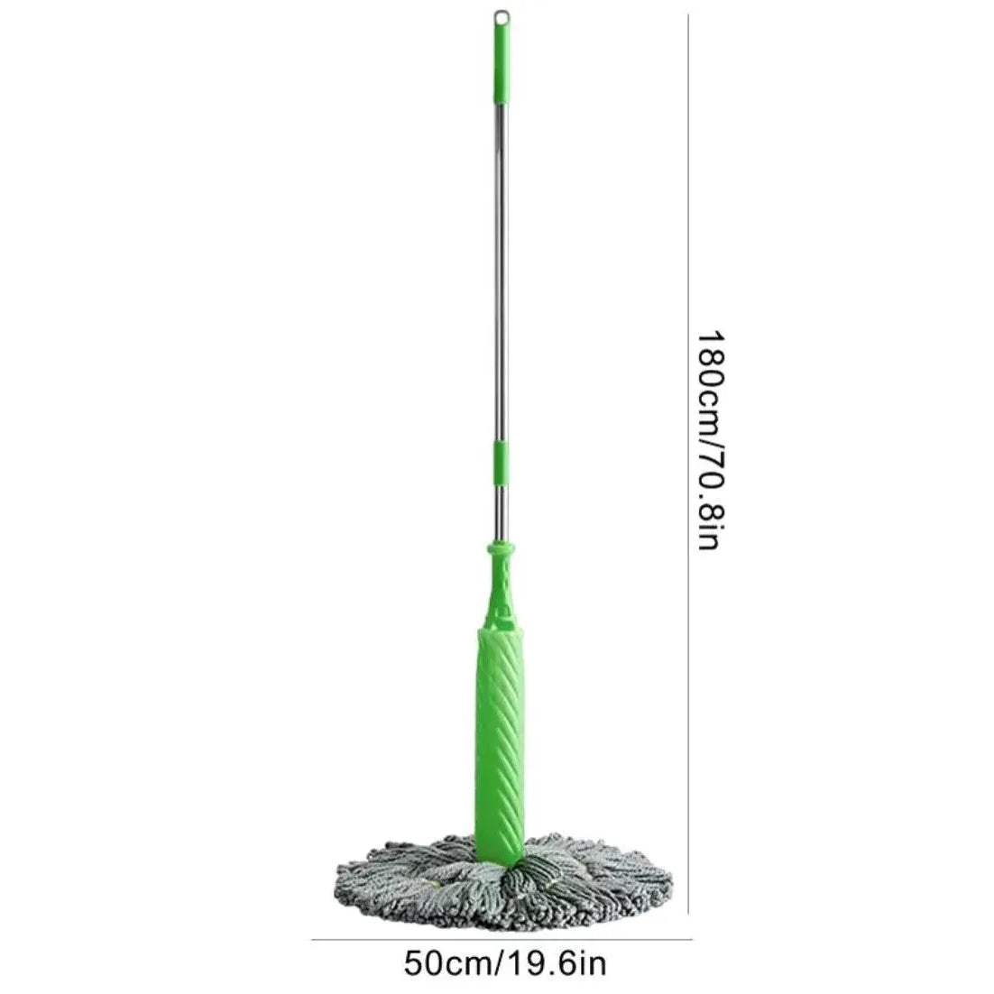 Twister Microfiber Floor Mop - 2 in 1 Cleaning Tool with Adjustable Long Handle for Home and Kitchen