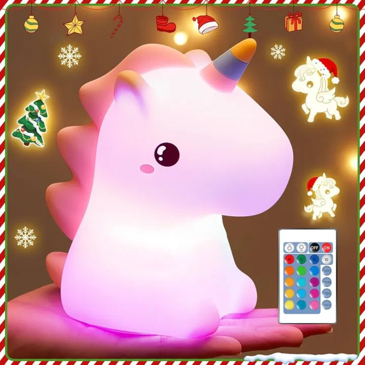 Unicorn Lamp Cute Table Light for Kids Decor view 2 - Nexusmart Pakistan