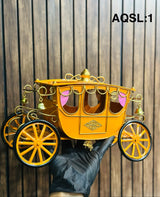 Antique Royal Carriage Tissue Box Holder, Handmade Premium Quality Metal Body Tissue Dispenser  Product Description