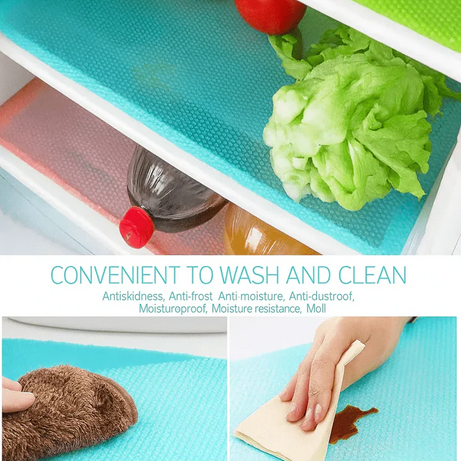 Antislip Fridge Mats Pack of 4pcs Refrigerator Liners view 4 - Nexusmart Pakistan