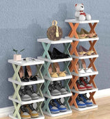 X-Shape Shoe Rack – Space-Saving Shoe Organizer