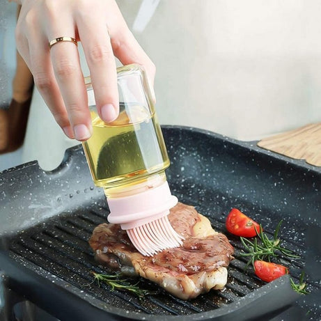 Basting Oil Brush Silicone BBQ Bottle Brush Kitchen Tool product image - Nexusmart Pakistan