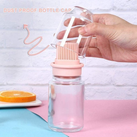 Basting Oil Brush Silicone BBQ Bottle Brush Kitchen Tool view 5 - Nexusmart Pakistan
