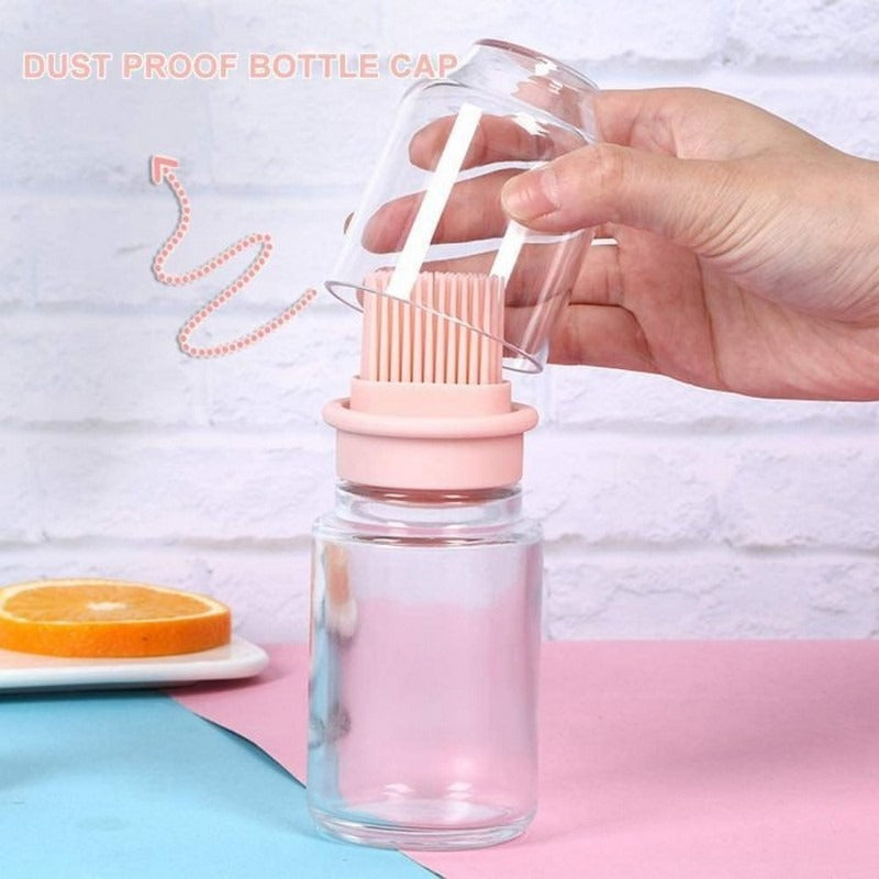 Basting Oil Brush Silicone BBQ Bottle Brush Kitchen Tool view 5 - Nexusmart Pakistan