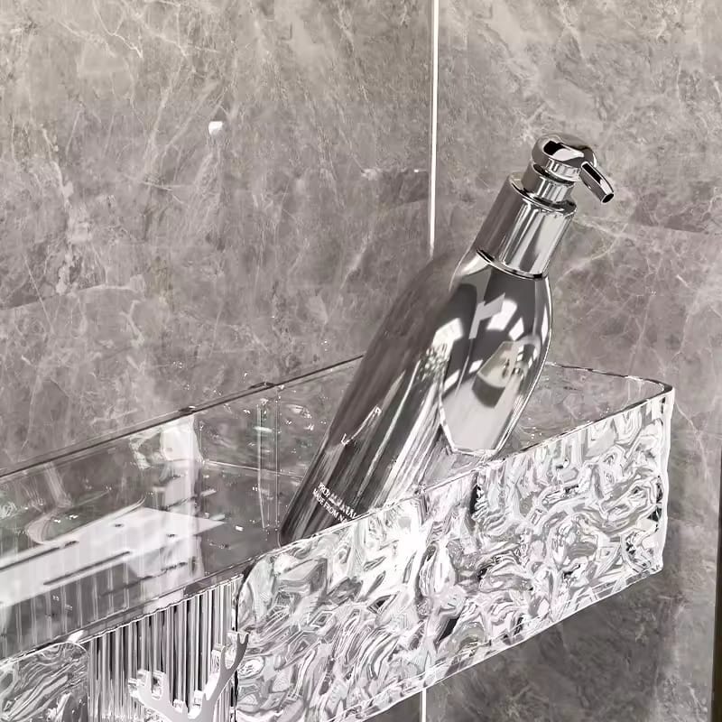 Bathroom Shelf Drain Rack Wall Mount Corner Storage Shelves Shampoo Holder Cosmetic Rack Shower Drain Basket Bathroom Organize