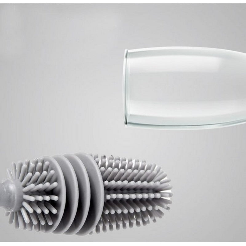 Silicone Cleaning Brush with Long Handle Cleaning & Laundry view 6 - Nexusmart Pakistan