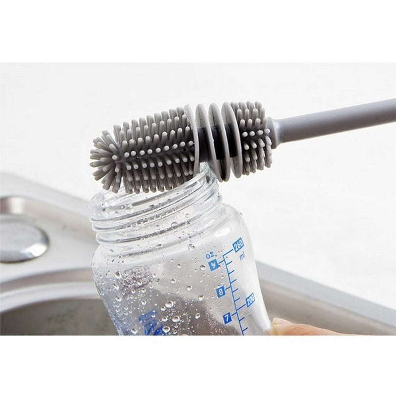 Silicone Cleaning Brush with Long Handle Cleaning & Laundry view 2 - Nexusmart Pakistan