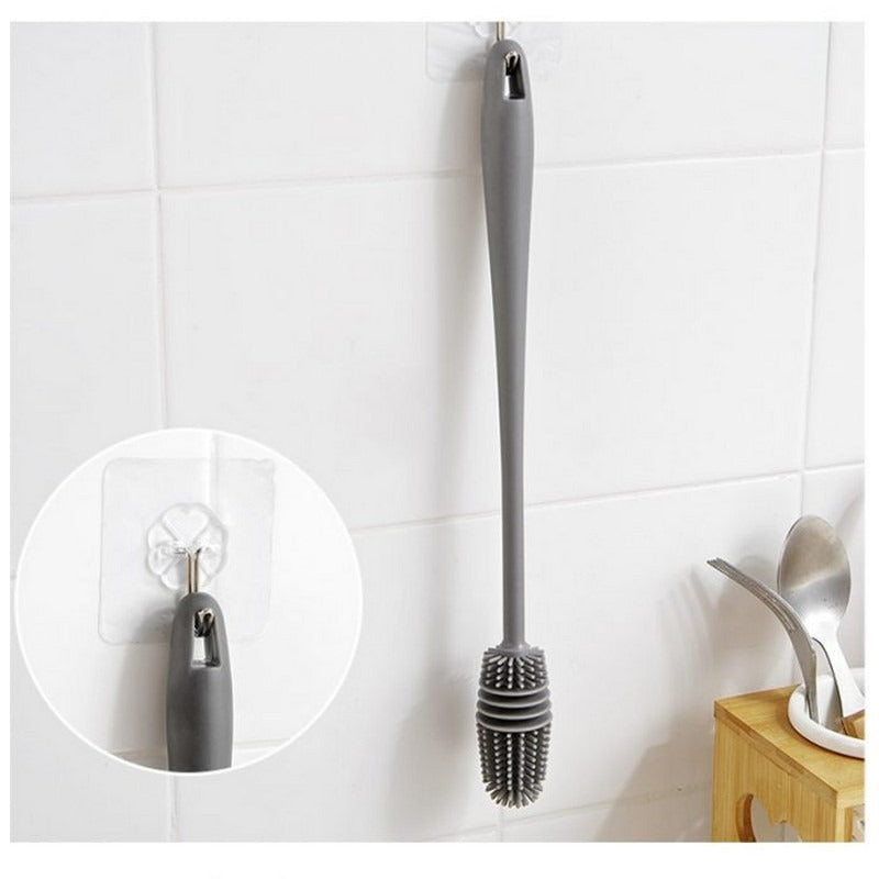 Silicone Cleaning Brush with Long Handle Cleaning & Laundry product image - Nexusmart Pakistan