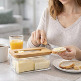 Butter Storage Container with Butter Knife – Covered Butter Dish
