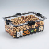 Clear Airtight Food Storage Container – Stackable Pantry Organizer | 1L, 2L, 3L, 5L