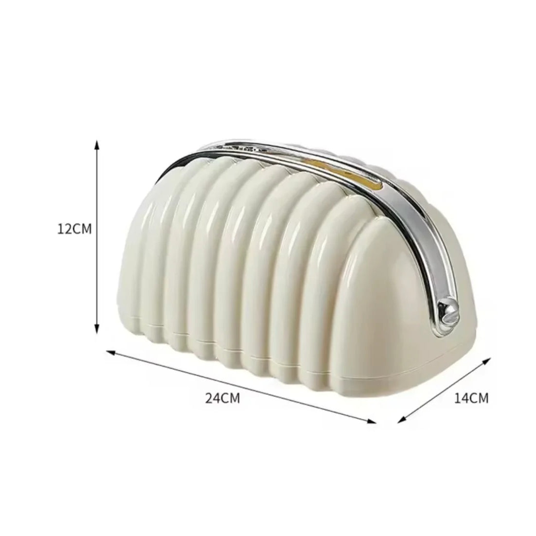 Shell Tissue Box Decorative Tissue Holder Home Organization view 5 - Nexusmart Pakistan