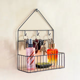 Creative Wall-mounted Shelf with Hooks for Home Use view 4 - Nexusmart Pakistan